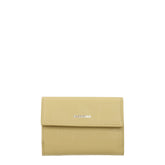 Portefeuilles en cuir jaune Jil Sander