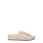 Jil Sander Pink Leather Slippers Sandals