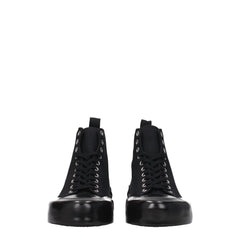 Jil Sander Black Fabric High Tops