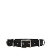 Moschino Black Leather Belts