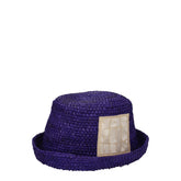 Jacquemus Purple Raffia Hats