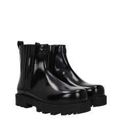 Givenchy Black Leather Ankle Boots