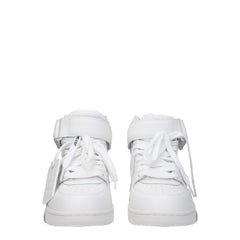 Off-White White Leather High Tops