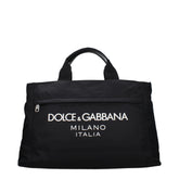Dolce & Gabbana Gepäck und Reiseaccessoires aus schwarzem Stoff