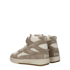 Palm Angels Beige Leather High Tops
