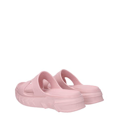 Givenchy Pink Cotton Slippers Sandals