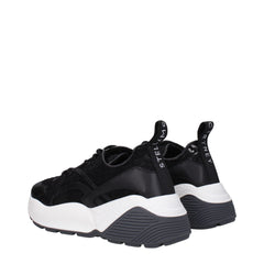 Stella McCartney Black Fabric Chunky Sneakers