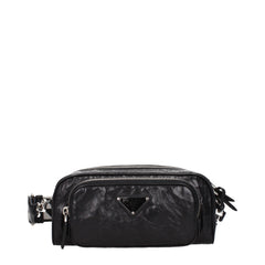 Prada Black Leather Crossbody Bags