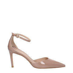 Stuart Weitzman Pink Leather Stiletto Heels Sandals