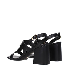 Stuart Weitzman Black Leather Platforms