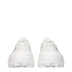 Jil Sander White Leather Sneakers
