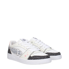 Enterprise Japan White Leather Athletic Sneakers
