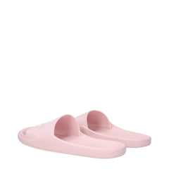Sandales pantoufles roses en coton Kenzo
