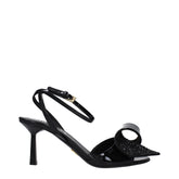 Prada Sandalen aus schwarzem Leder mit Stilettoabsatz
