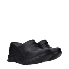 Givenchy Black Cotton Slippers Sandals