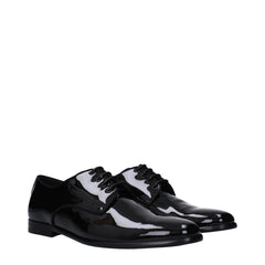 Dolce & Gabbana Black Leather Oxfords And Derbies
