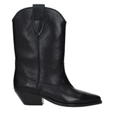 Isabel Marant Black Leather Ankle Boots