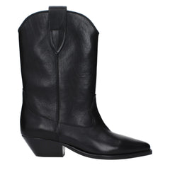 Isabel Marant Black Leather Ankle Boots