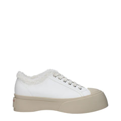 Marni White Leather Low Tops