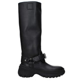 Burberry Black Leather Boots