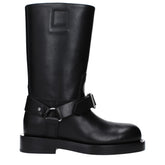 Burberry Black Leather Boots