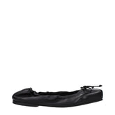 Jacquemus Black Leather Ballet Flats