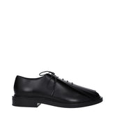 Max Mara Black Leather Oxfords And Derbies