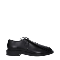 Max Mara Black Leather Oxfords And Derbies