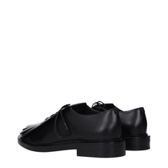 Max Mara Black Leather Oxfords And Derbies