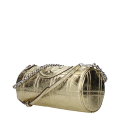 Tory Burch Złote Skórzane Torby na Ramię