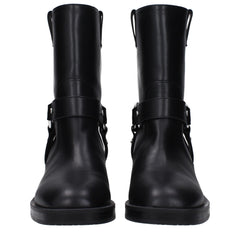 Stuart Weitzman Black Leather Ankle Boots