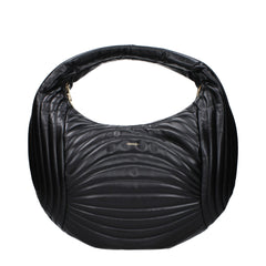 Salvatore Ferragamo Black Leather Handbags