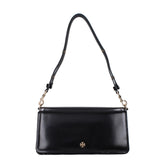 Tory Burch Black Leather Shoulder Bags