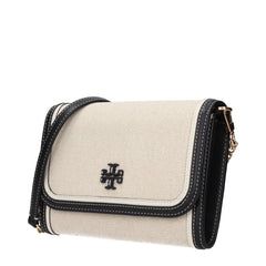 Tory Burch Beige Fabric Clutch Bags