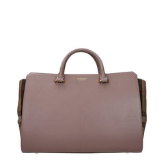 Burberry Gray Leather Handbags