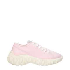 Miu Miu Pink Fabric Low Tops