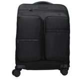 Piquadro Black Fabric Luggage And Travel