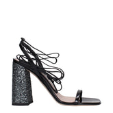 Miu Miu Black Leather Platforms