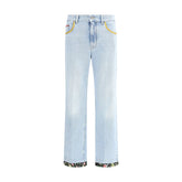 Valentino Jeans mit Blumenmuster