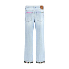 Valentino Jeans mit Blumenmuster