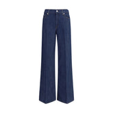 7FOR Jeans en coton bleu denim