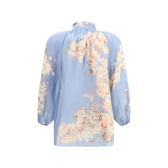 Zimmermann Cascadian Bluse mit Puffärmeln