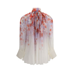 Blouse froissée à imprimé floral Zimmermann