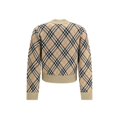 Burberry-Strickjacke mit Karomuster
