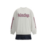 Balenciaga Sweatshirtkleid mit Logo