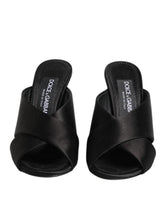 Dolce & Gabbana Black Keira Baroque High Heel Sandals Shoes