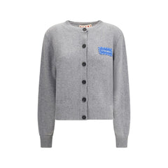 Cardigan in Cashmere con Patch Marni
