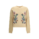 Etro Pullover mit Blumenstickerei