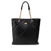 Dolce & Gabbana Black Leather Tote Bag