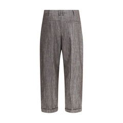 Brunello Cucinelli Pantalon effet Lurex